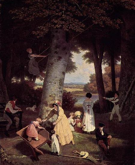 Jacques-Laurent Agasse Playground oil painting image